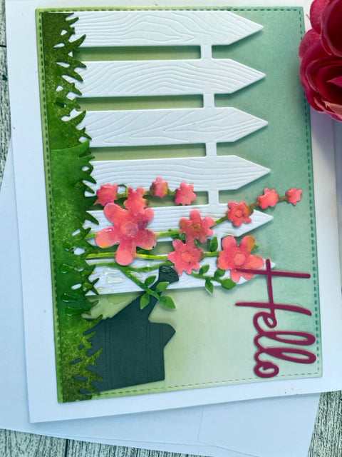 Hello In The Garden Greeting Card