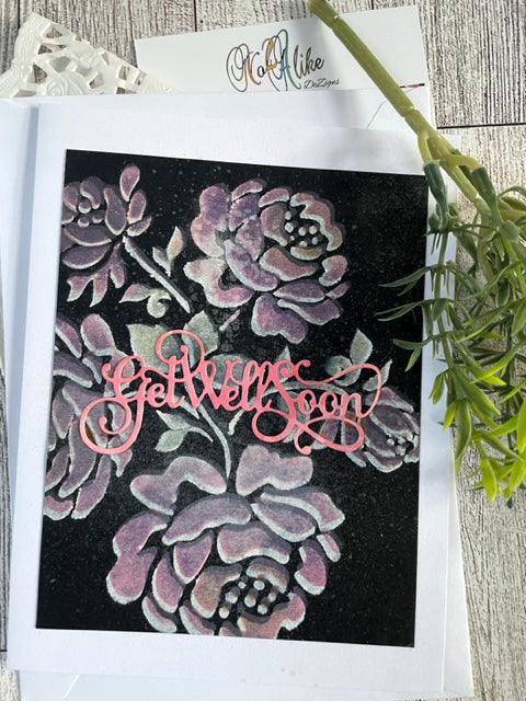 Get Well Soon Rose Card