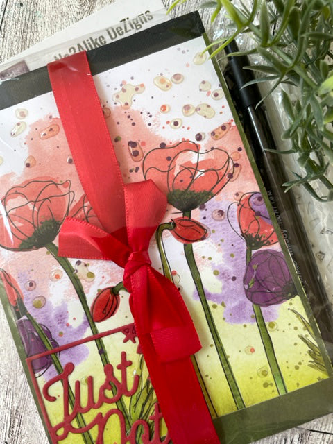 Red Poppies Note Pad