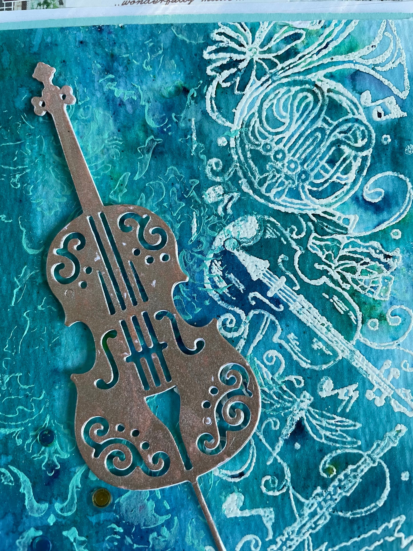 Violin in Silver