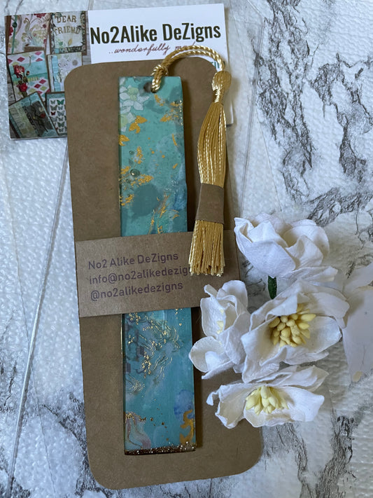 Blue and Gold Bookmark