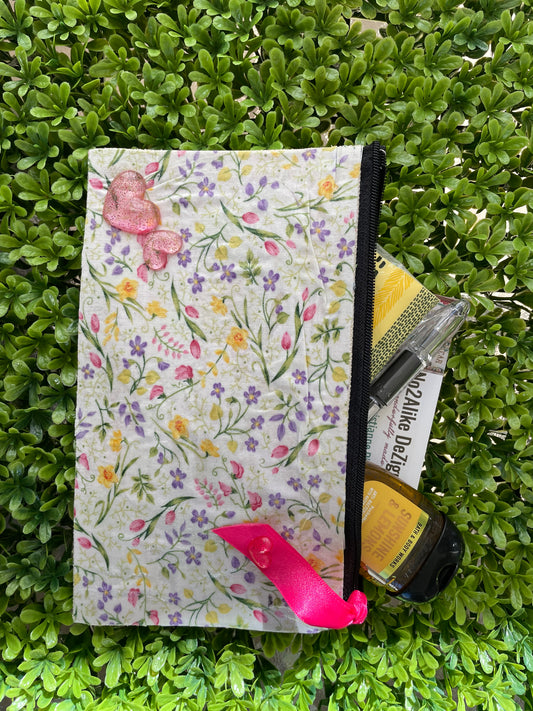 Field of Flowers Canvas Pouch