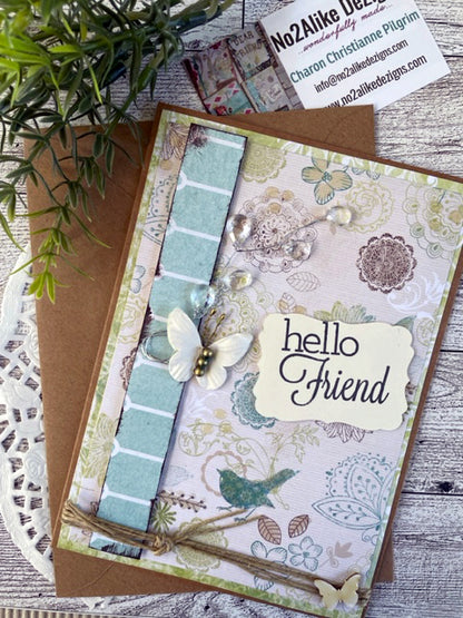 Hello Friend Greeting Card