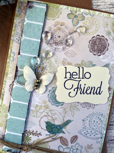 Hello Friend Greeting Card