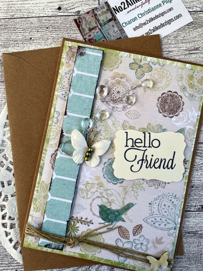 Hello Friend Greeting Card