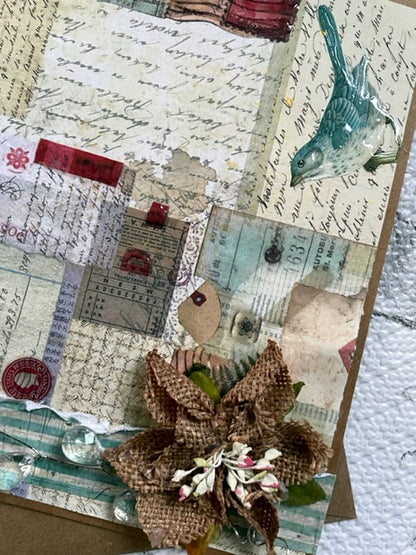 Canvas Flower - All Occasion Card