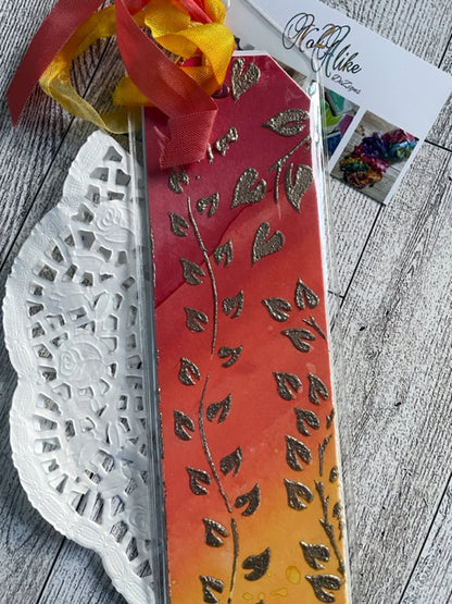 Gold Vines Bookmark