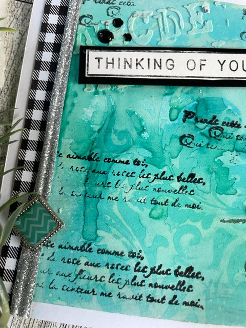 Thinking Of You Plaid Card