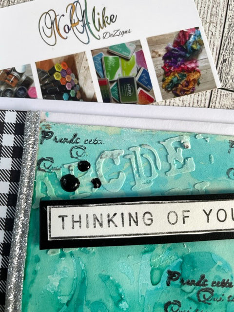 Thinking Of You Plaid Card