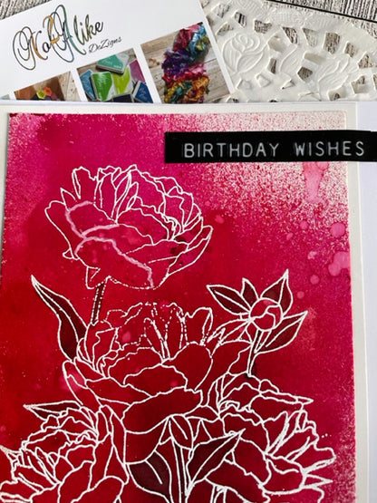 Pink Birthday Wishes Card