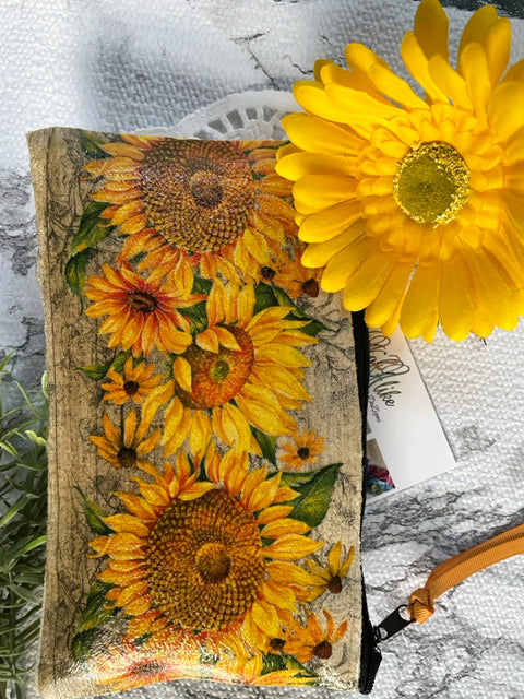 Sunflowers Pouch