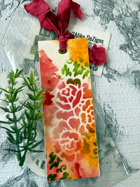 Pink Roses Bookmark