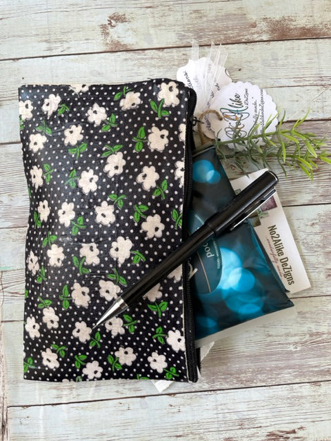 Small White Flowers Pouch