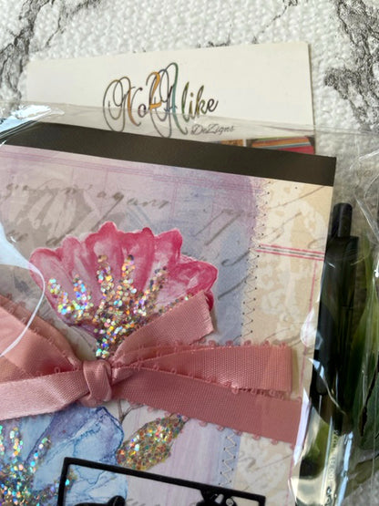 Glittering Flowers - Just a Note Pad