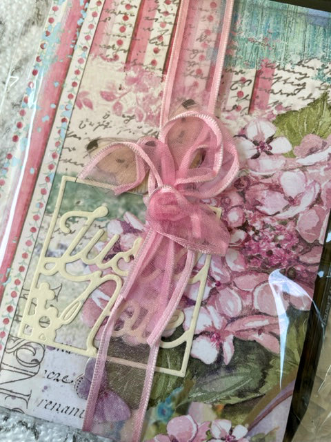 Pink Petal Hydrangeas - Just a Note Pad