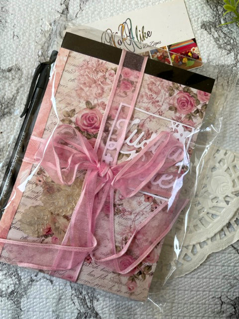 Vintage Style Pink - Just a Note Pad