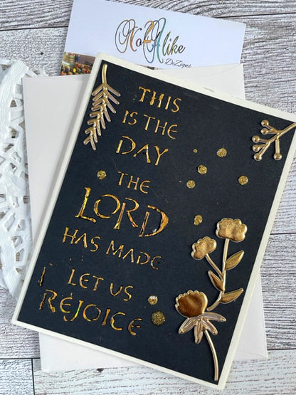 This Is The Day Scriptural Encouragement Card