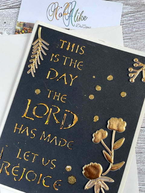 This Is The Day Scriptural Encouragement Card