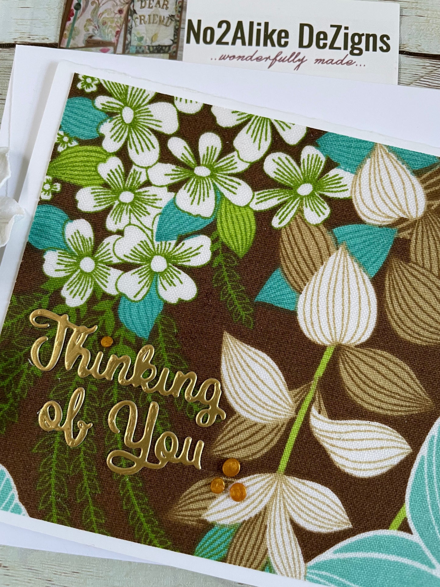 Thinking of You in Teal and Green