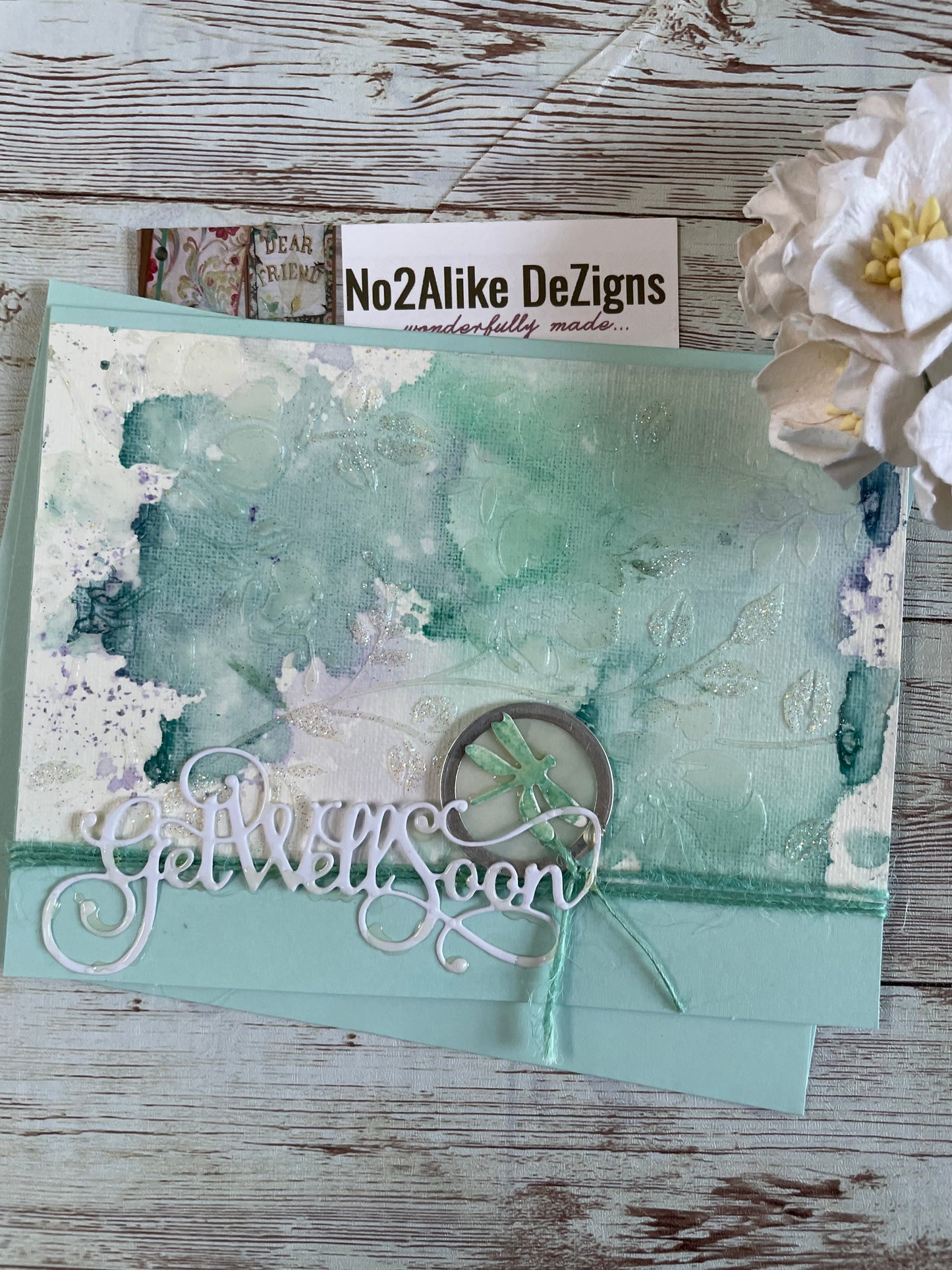 Watercolor Blues Get Well Soon