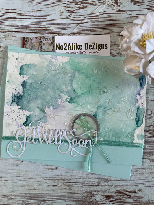 Watercolor Blues Get Well Soon