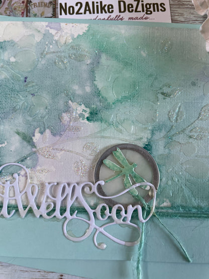 Watercolor Blues Get Well Soon